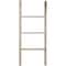 Ekena Millwork 19"W x 48"H x 3 1/2"D Vintage Farmhouse 3 Rung Ladder, Barnwood Decor Collection, Chalk Dust White DECR019X048X04LDRWH - alternate 2